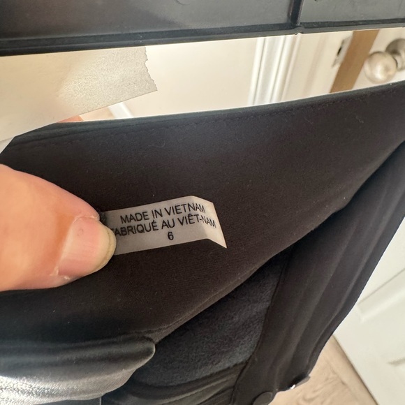 Alice & Olivia Dylan Vegan Leather Wide Leg Trouser Pant - Picture 11 of 11